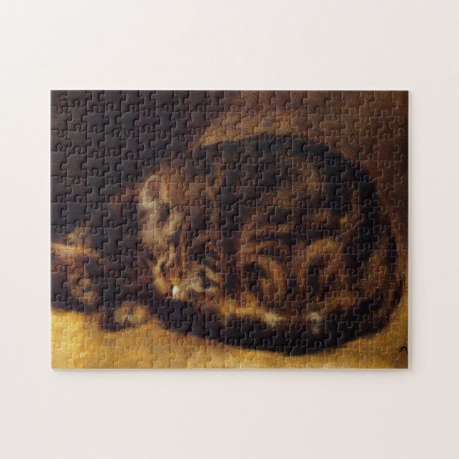 Renoir Schlafenkatzen-Puzzlespiel (Horizontal)
