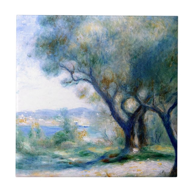 Renoir - Sicht auf Mourillon Fliese (Vorderseite)