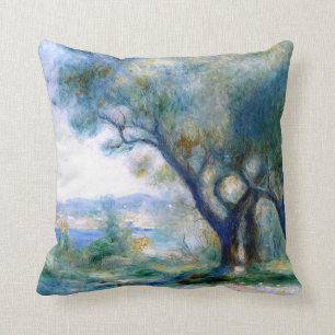 Renoir - Sicht auf Mourillon Kissen