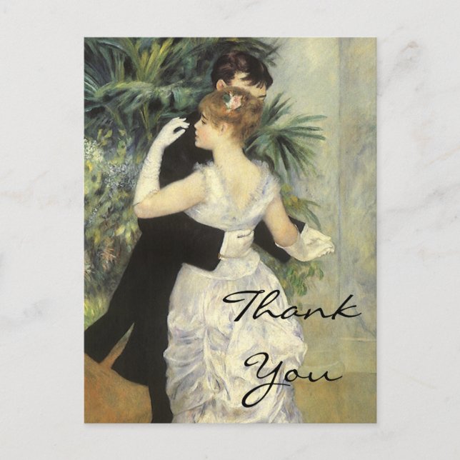 Renoir-Stadttanz Postkarte (Vorderseite)