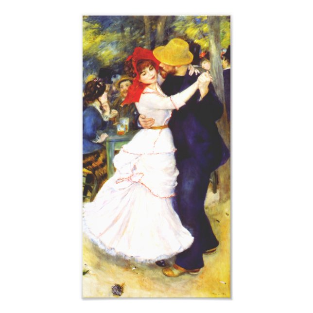 Renoir Tanz Bougival Print Fotodruck (Vorne)