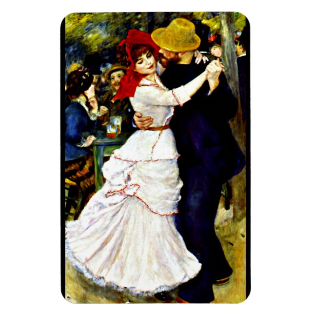 Renoir - Tanz im Bougival Magnet (Vertikal)