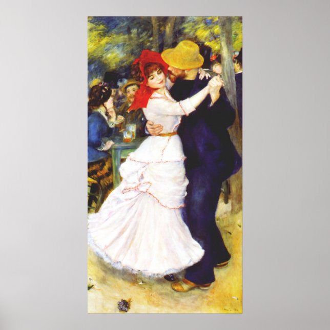 Renoir-Tanz im Bougival Poster (Vorne)