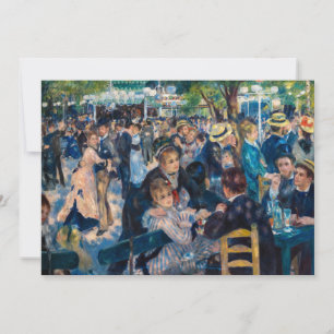 Renoir - Tanz im Le Moulin de la Galette Einladung