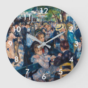 Renoir - Tanz im Moulin de la Galette Große Wanduhr