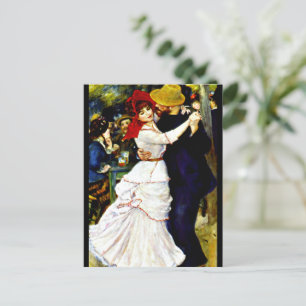 Renoir - Tanz in Bougival, Postkarte