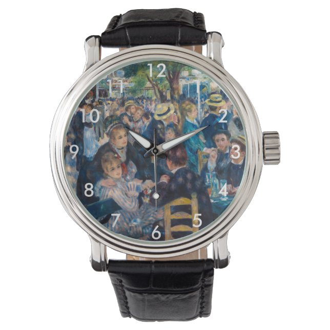 Renoir - Tanz in Le Moulin de la Galette Armbanduhr (Vorderseite)