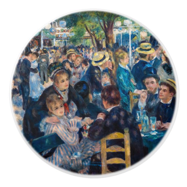 Renoir - Tanz in Le Moulin de la Galette Keramikknauf (Vorderseite)