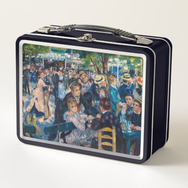 Renoir - Tanz in Le Moulin de la Galette Metall Brotdose (Vorderseite)