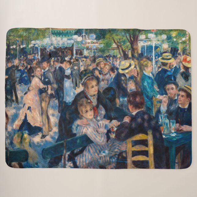 Renoir - Tanz in Le Moulin de la Galette Sherpadecke (Vorderseite (Horizontal))