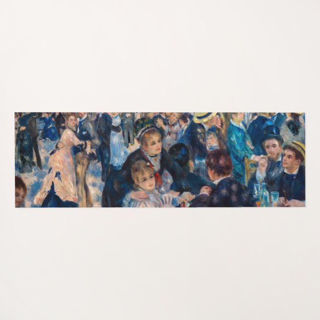 Renoir - Tanz in Le Moulin de la Galette Yogamatte (Rückseite (Horizontal))