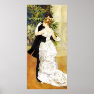 Renoir-Tanz in Stadtplakat Poster