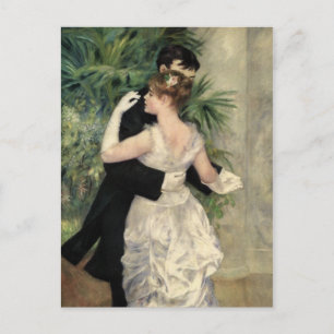 Renoir Tanzen in der Stadt Fine Art Postkarte