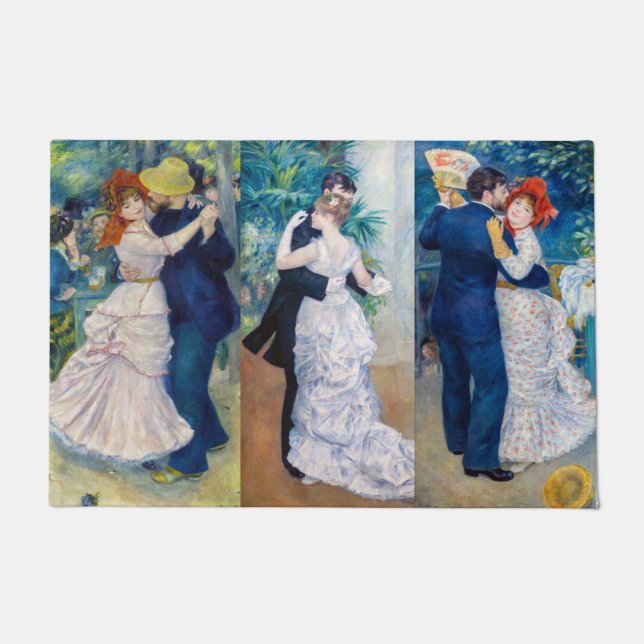 Renoir - Tanzserie: Bougival, City & Country Fußmatte (Vorderseite)