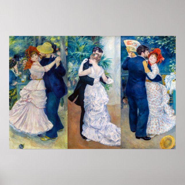 Renoir - Tanzserie: Bougival, City & Country Poster (Vorne)