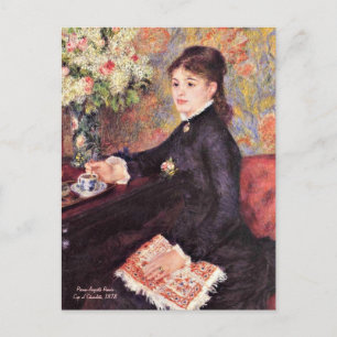 Renoir - Tasse Schokolade, 1878 Postkarte
