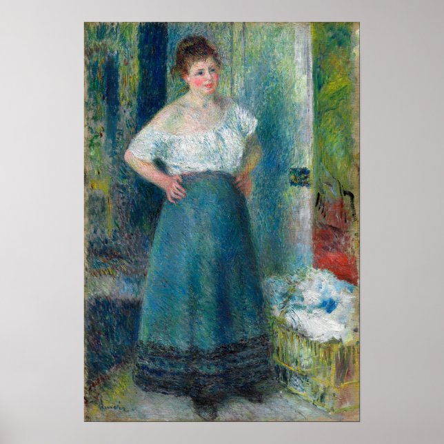 Renoir, The Laundress Poster (Vorne)