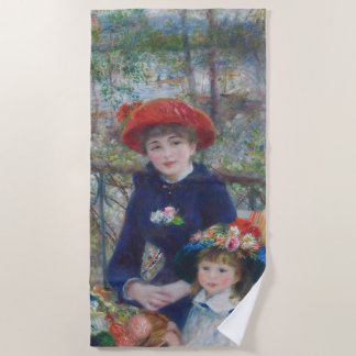 Renoir Two Sisters Terrasse Französischer Impressi Strandtuch