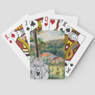 Renoir Umgebungen von Briey und dem Extravaganten Spielkarten