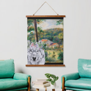Renoir Umgebungen von Briey und dem Extravaganten  Wandteppich Mit Holzrahmen