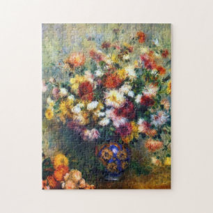 Renoir Vase of Chrysanthemums Kunst