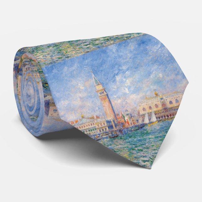 Renoir, Venice (The Doge’s Palace) Krawatte (Gerollt)
