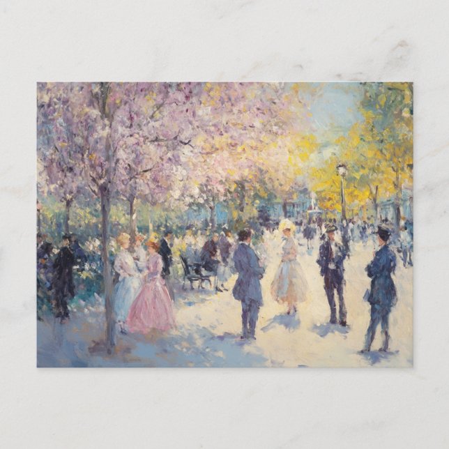 Renoir Vintag Postkarte (Vorderseite)