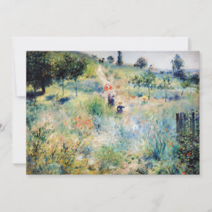 Renoir - Weg durch hohes Gras Dankeskarte