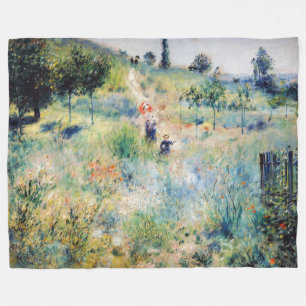 Renoir - Weg durch hohes Gras Fleecedecke
