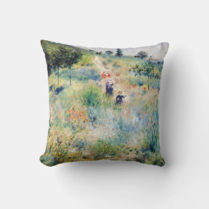 Renoir - Weg durch hohes Gras Kissen