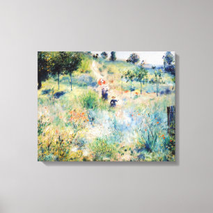 Renoir - Weg durch hohes Gras Leinwanddruck