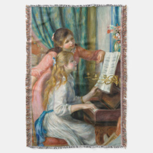 Renoir Zwei Mädchen am Klavier Druck Musik Fine Ar Decke