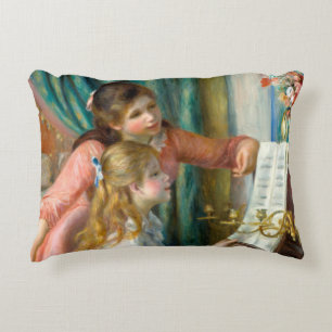 Renoir Zwei Mädchen am Klavier Druck Musik Fine Ar Dekokissen