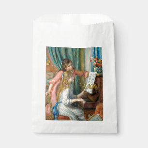 Renoir Zwei Mädchen am Klavier Druck Musik Fine Ar Geschenktütchen
