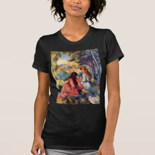 Renoir: Zwei Mädchen sitzen im Gras T-Shirt