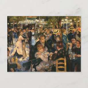 Renoir's Bal du de la Galette (1876) Postkarte