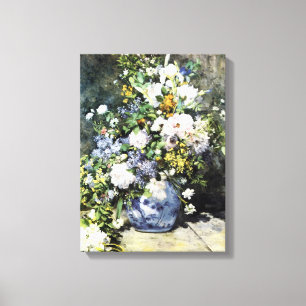 Renoirs "Frühlings-Blumenstrauß" Leinwanddruck