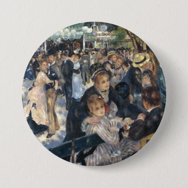 Renoir's Le Moulin de la Galette Button (Vorderseite)