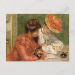 Renoir's Letter Writer Postkarte