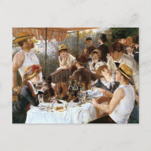 Renoir's "Luncheon of the Boating Party" Postkarte