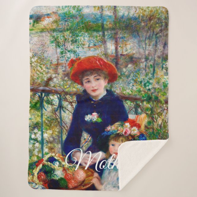 Renoirs Mutter und Kind  Sherpadecke (Vorderseite)