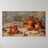Renoir's Still Life with Onions (1881)