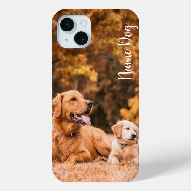Renommez votre Golden Retriever sur votre étui tél (Verso)