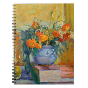 Renoncules au Vase Bleu   Pierre Bonnard Notizblock