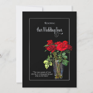 Renouveler Invitation Vows Mariage, Collection Ros