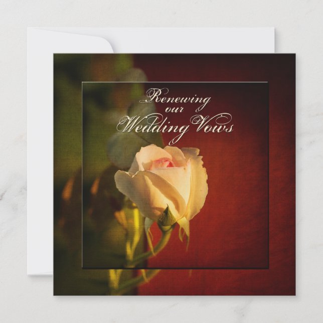 Renouveler les avis de Mariage - Invitations (Devant)