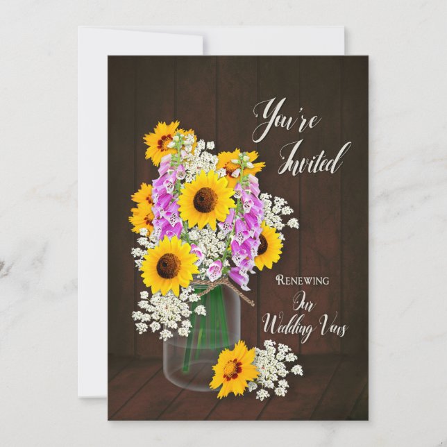 Renouveler Nos Voix Mariages - Invitation Pays (Devant)