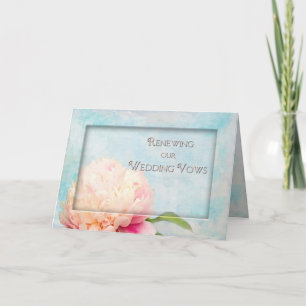 Renouveler Nos Voix Mariages Invitation - Peony