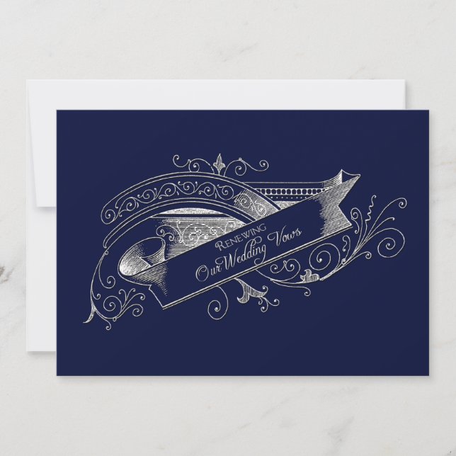 RENOUVELLEMENT DES VOWS MARIAGES - INVITATION - MA (Devant)