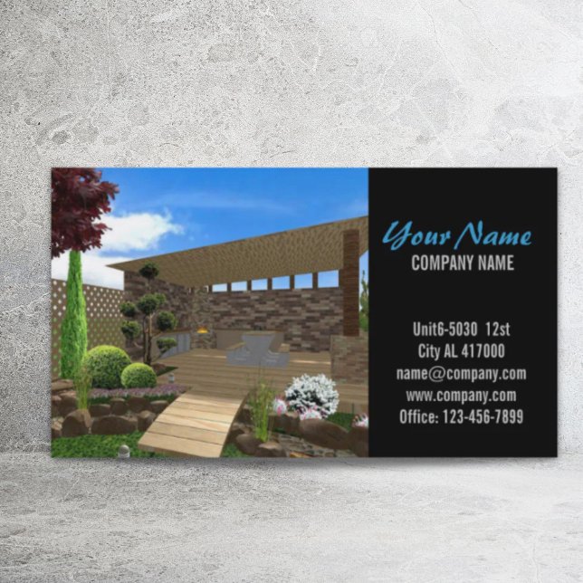 Renovierung von Carpentry Baulandschaften Visitenkarte (Renovation Carpentry Construction landscaping Business Card)
